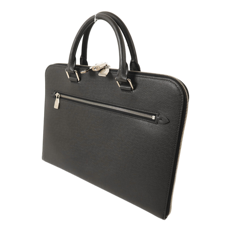 LOUIS VUITTON Taiga Porte Documents Slim銀扣公事包-2
