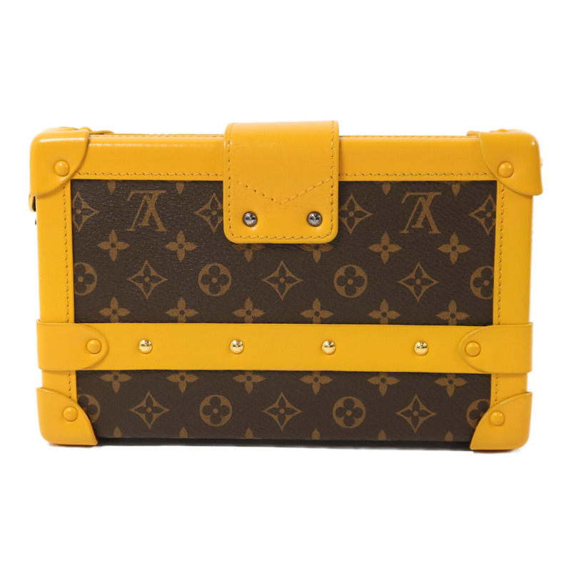 LOUIS VUITTON Monogram Petite Malle金扣肩背袋-1