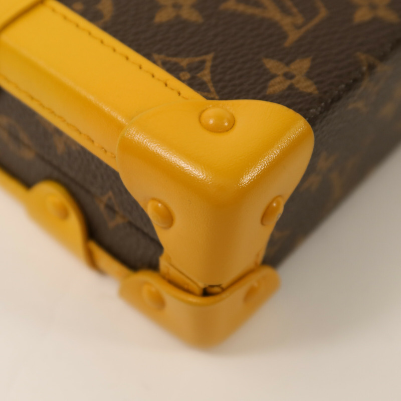 LOUIS VUITTON Monogram Petite Malle金扣肩背袋-10