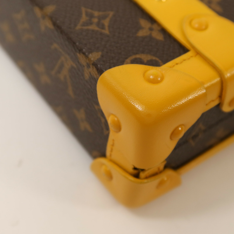 LOUIS VUITTON Monogram Petite Malle金扣肩背袋-13