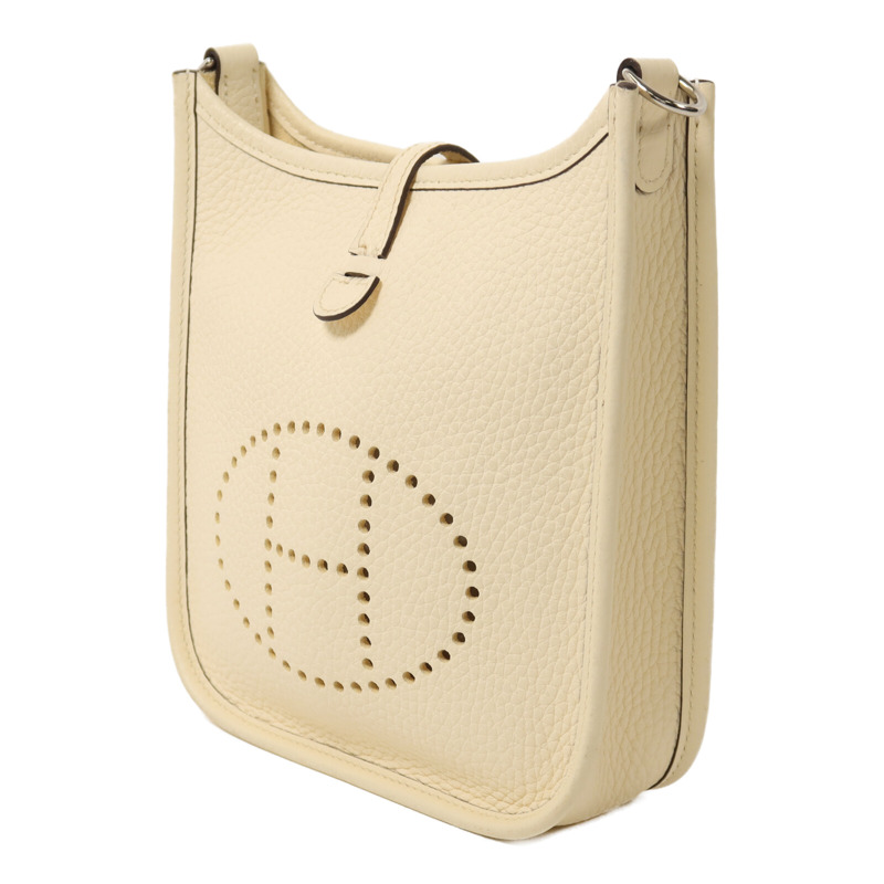 HERMES Clemence皮革Evelyne TPM銀扣肩背袋Nata-2