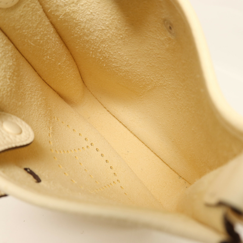 HERMES Clemence皮革Evelyne TPM銀扣肩背袋Nata-4