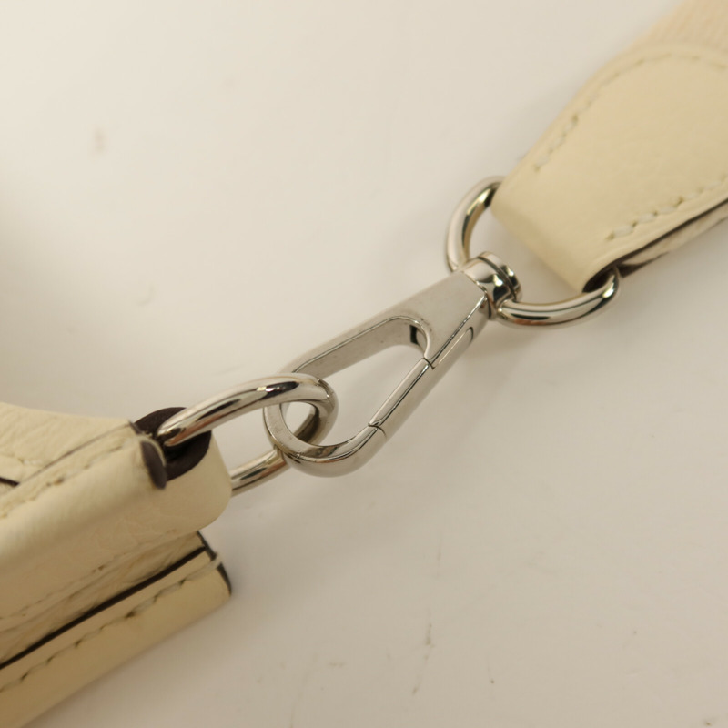 HERMES Clemence皮革Evelyne TPM銀扣肩背袋Nata-9