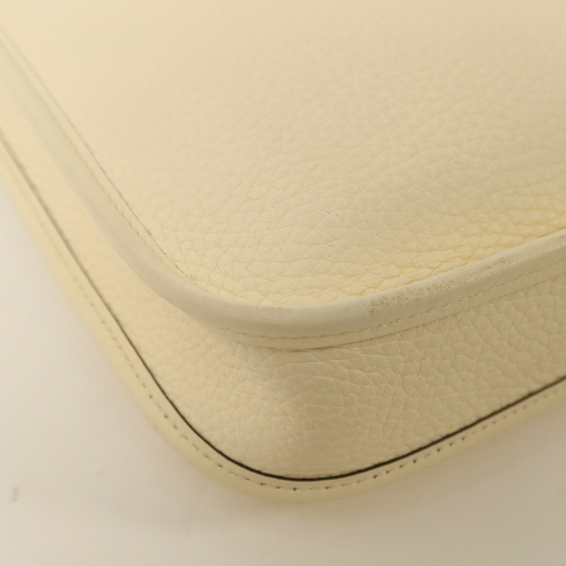 HERMES Clemence皮革Evelyne TPM銀扣肩背袋Nata-13