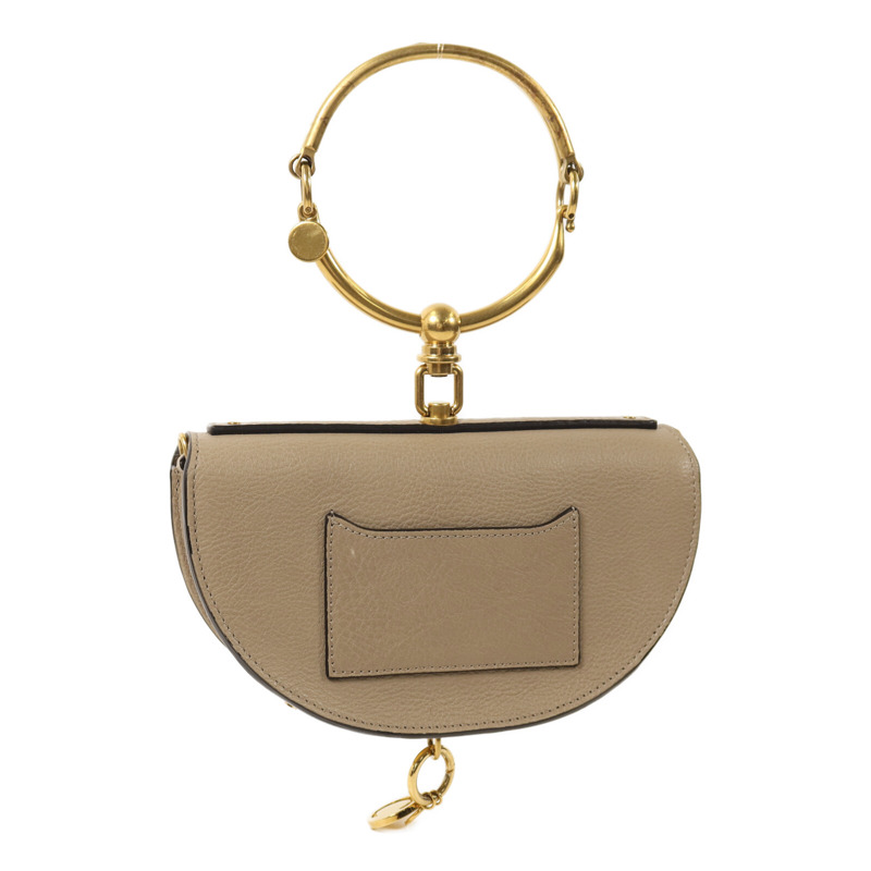 Chloe 牛皮皮革Nile Minaudiere Bracelet Bag金扣手挽肩背兩用袋-1