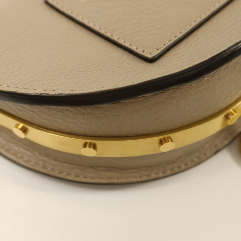 Chloe 牛皮皮革Nile Minaudiere Bracelet Bag金扣手挽肩背兩用袋-11