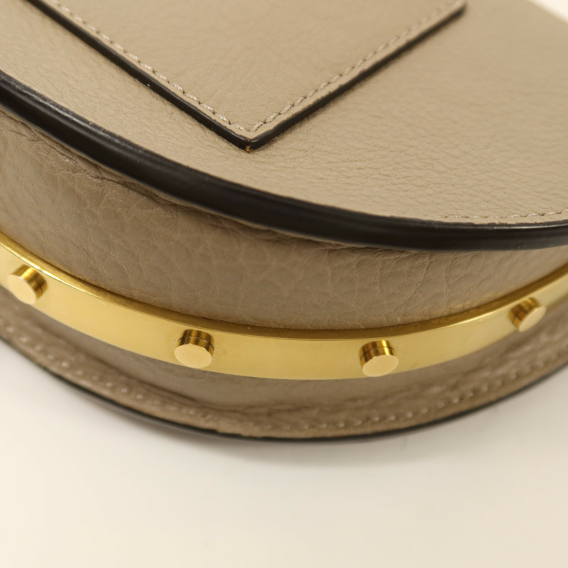 Chloe 牛皮皮革Nile Minaudiere Bracelet Bag金扣手挽肩背兩用袋-12