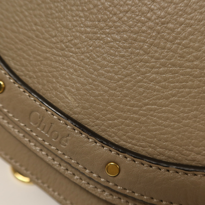 Chloe 牛皮皮革Nile Minaudiere Bracelet Bag金扣手挽肩背兩用袋-13
