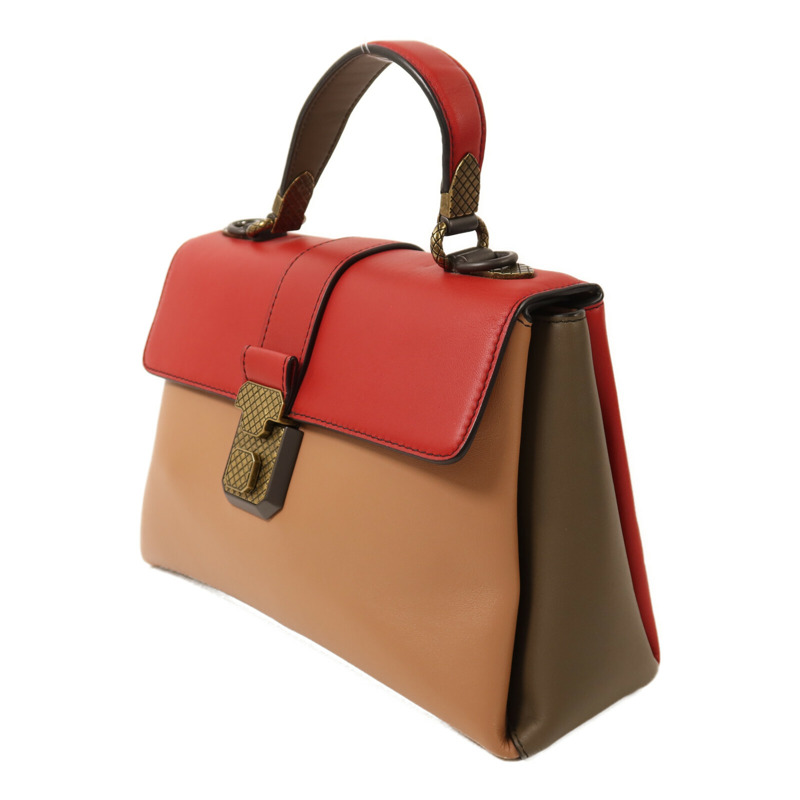 BOTTEGA VENETA 羊皮皮革2 way Shoulder手挽肩背兩用袋-1