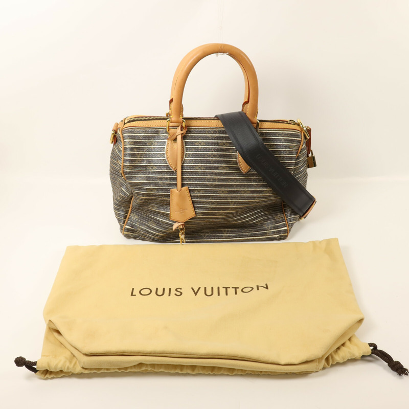 LOUIS VUITTON Monogram Eden Speedy Bandouliere 30金扣手挽肩背兩用袋-8