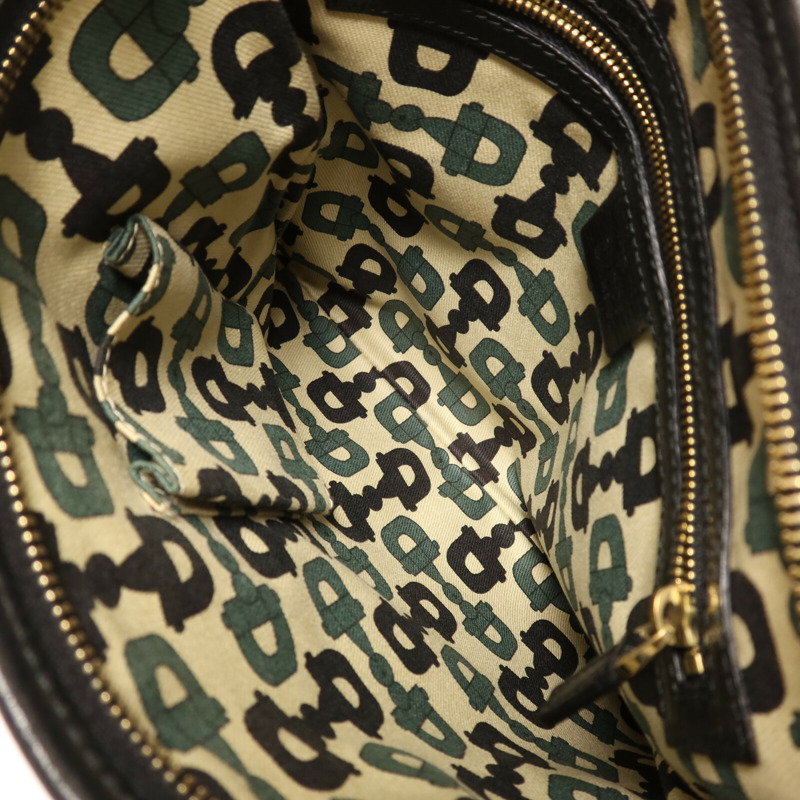 GUCCI 帆布Shoulder Bag金扣肩背袋-4