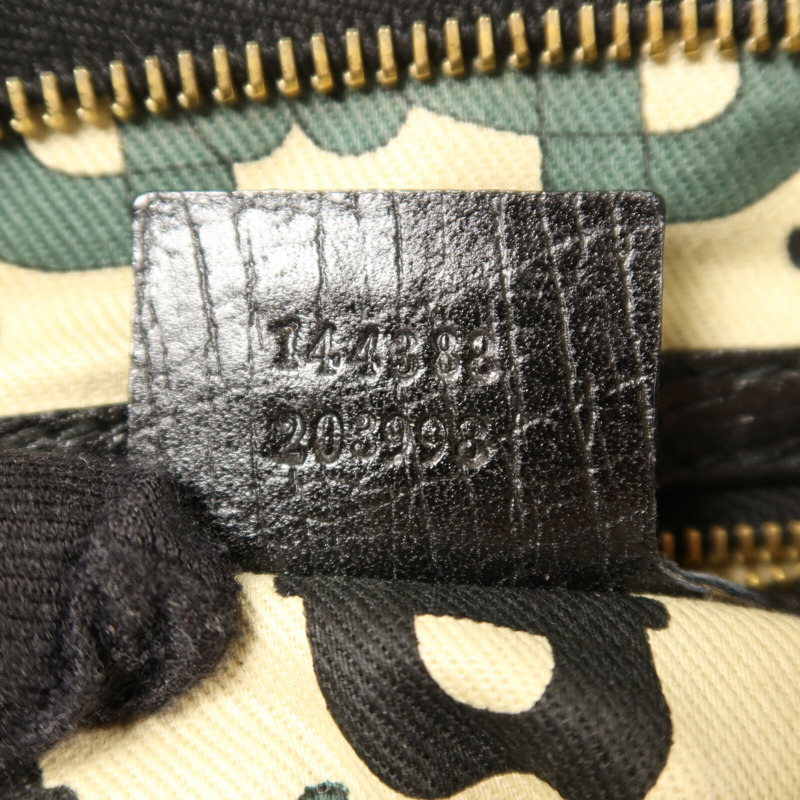 GUCCI 帆布Shoulder Bag金扣肩背袋-6