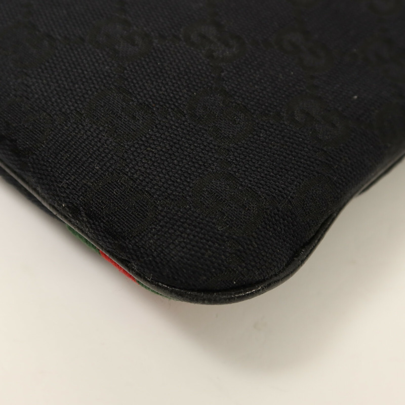 GUCCI 帆布Shoulder Bag金扣肩背袋-13