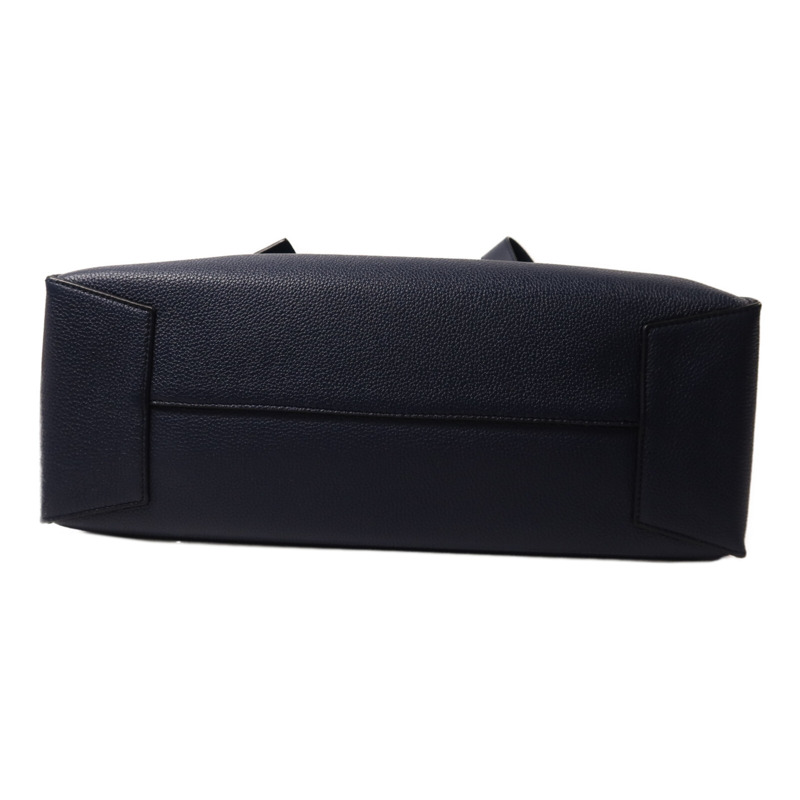 LOEWE 牛皮皮革Buckle Horizontal Tote銀扣手挽袋-3