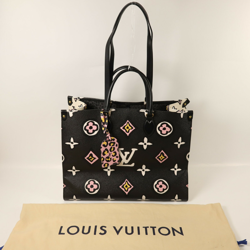 LOUIS VUITTON Monogram Giant Wild at Heart Capsule OnTheGo GM金扣手挽肩背兩用袋-8