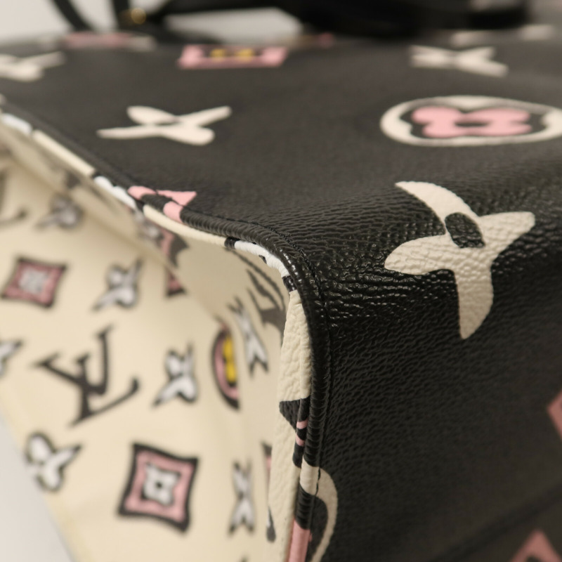 LOUIS VUITTON Monogram Giant Wild at Heart Capsule OnTheGo GM金扣手挽肩背兩用袋-12