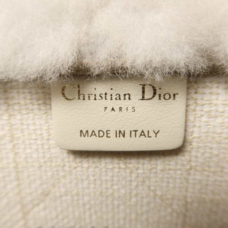 Dior 羊毛/帆布Book Tote Medium手挽袋-5