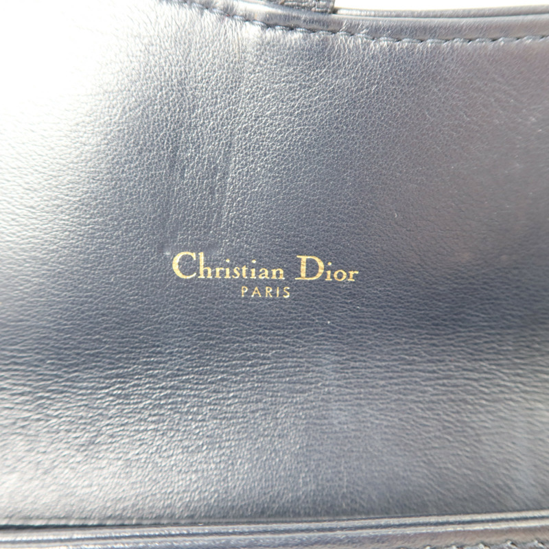 Dior 帆布Small Saddle Pouch with Chain金扣鏈帶肩背袋-5
