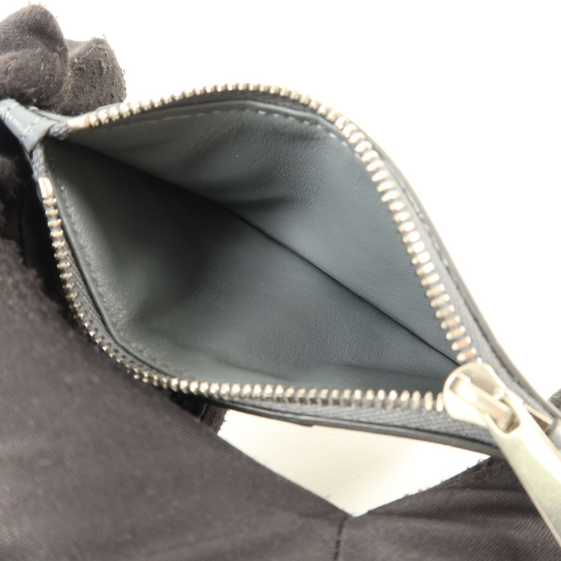 BOTTEGA VENETA 牛皮皮革Zippered Card Case銀扣卡片套-4