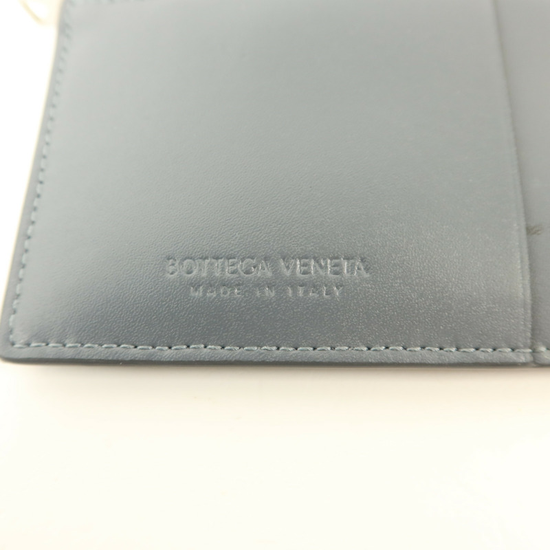 BOTTEGA VENETA 牛皮皮革Zippered Card Case銀扣卡片套-5