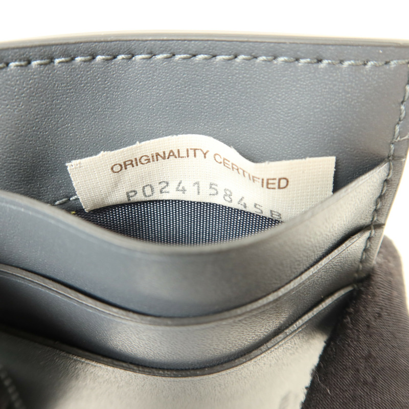 BOTTEGA VENETA 牛皮皮革Zippered Card Case銀扣卡片套-7