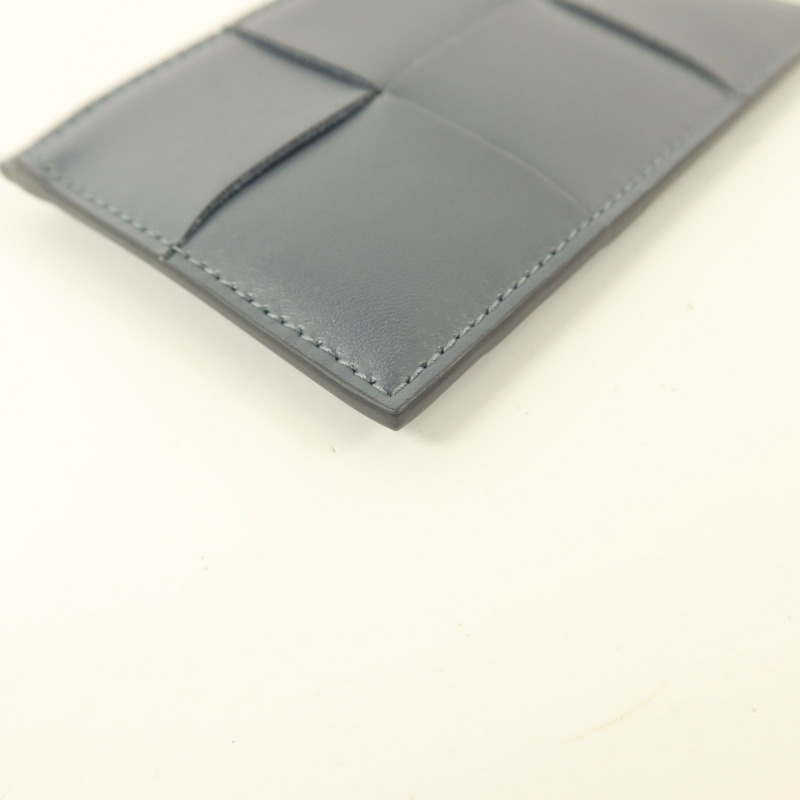 BOTTEGA VENETA 牛皮皮革Zippered Card Case銀扣卡片套-10