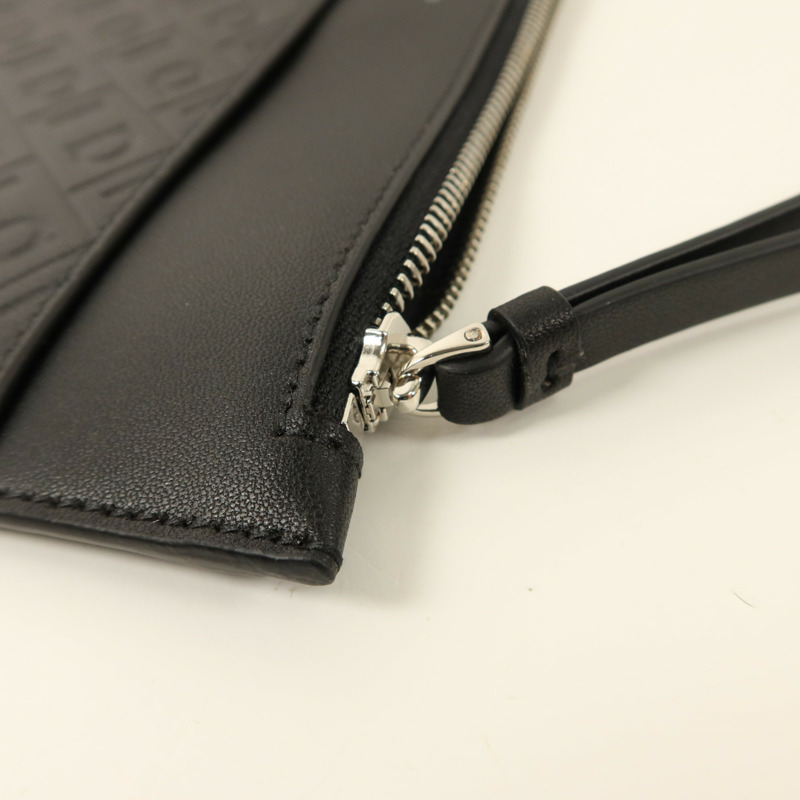 Salvatore Ferragamo 牛皮皮革Pouch銀扣小袋-8