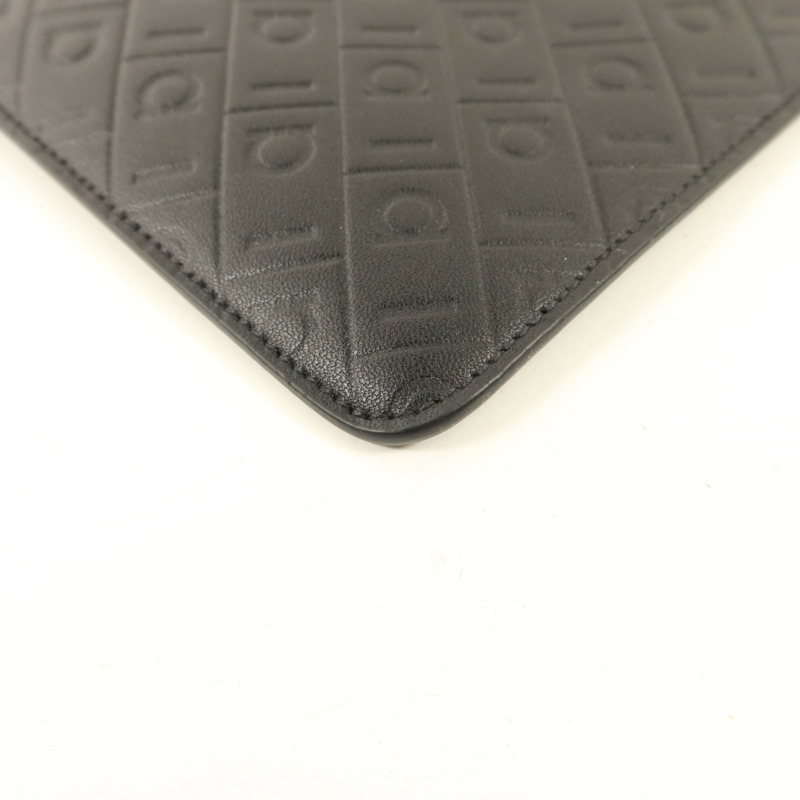 Salvatore Ferragamo 牛皮皮革Pouch銀扣小袋-11