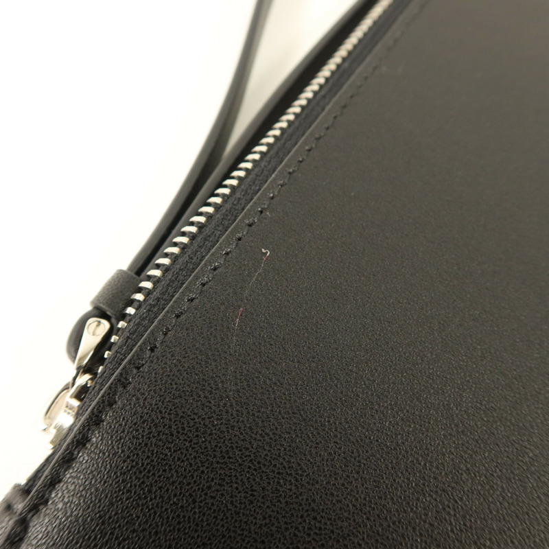 Salvatore Ferragamo 牛皮皮革Pouch銀扣小袋-14