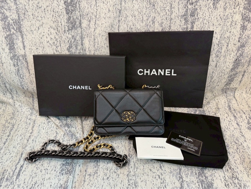 Chanel 香奈兒 19woc 超美黑金-0