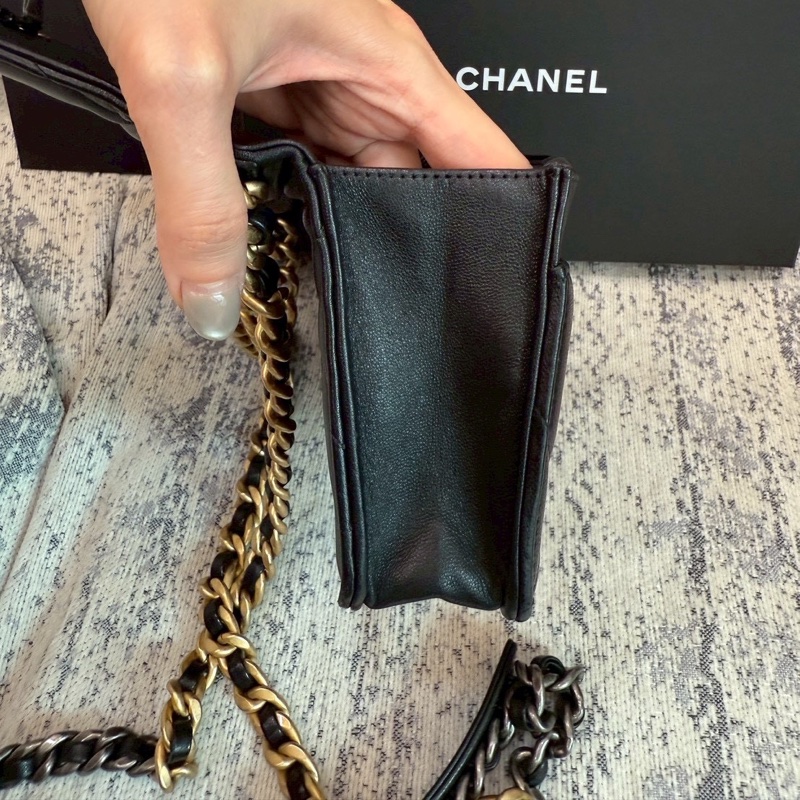 Chanel 香奈兒 19woc 超美黑金-11