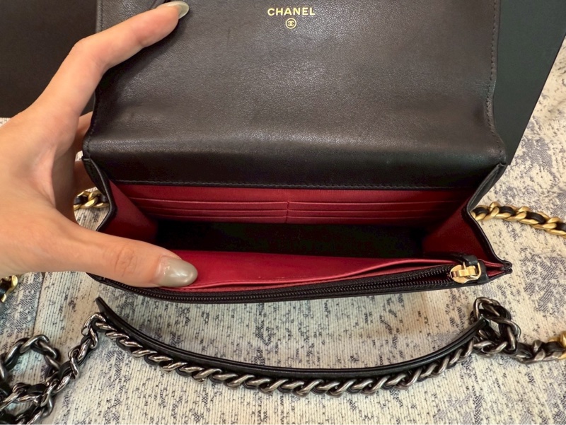 Chanel 香奈兒 19woc 超美黑金-14