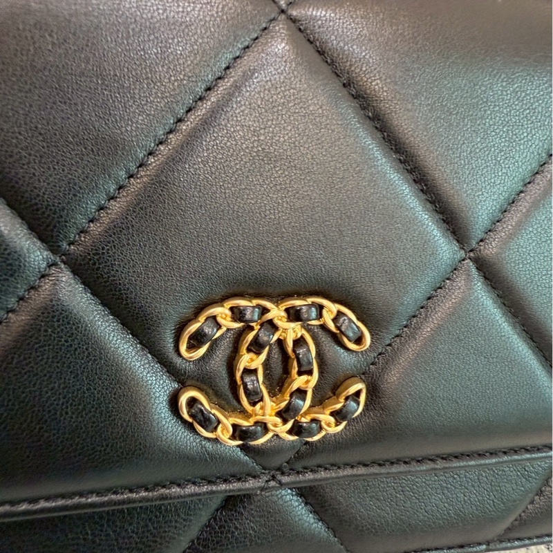 Chanel 香奈兒 19woc 超美黑金-20
