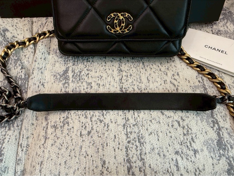 Chanel 香奈兒 19woc 超美黑金-22