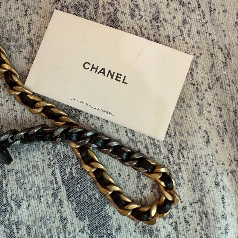 Chanel 香奈兒 19woc 超美黑金-23