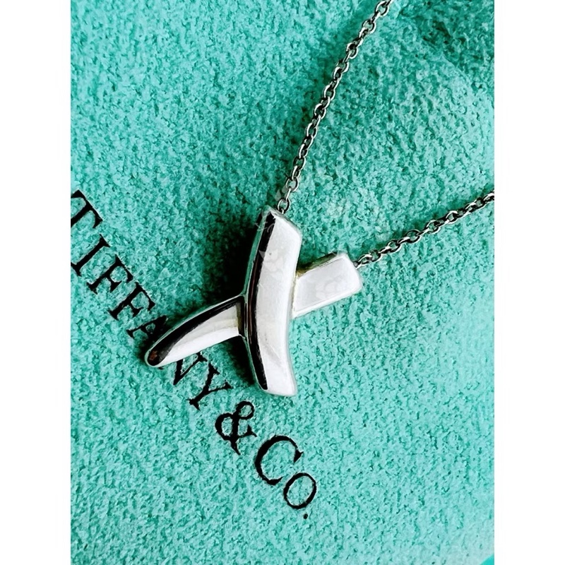 ~~趴趴小舖~~極新正品Tiffany &Co Paloma's Graffiti 系列X項鍊2604011641-1