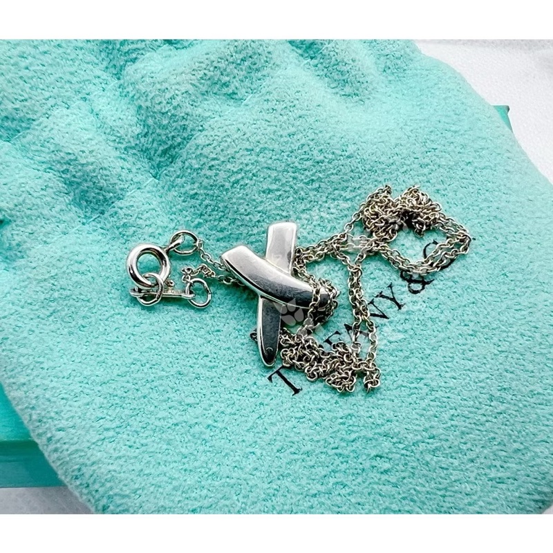 ~~趴趴小舖~~極新正品Tiffany &Co Paloma's Graffiti 系列X項鍊2604011641-3