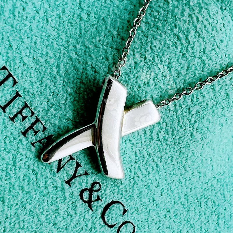 ~~趴趴小舖~~極新正品Tiffany &Co Paloma's Graffiti 系列X項鍊2604011641-6