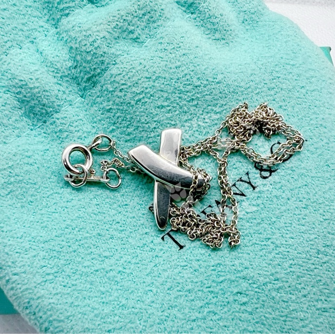 ~~趴趴小舖~~極新正品Tiffany &Co Paloma's Graffiti 系列X項鍊2604011641-8