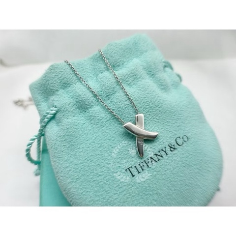 ~~趴趴小舖~~極新正品Tiffany &Co Paloma's Graffiti 系列X項鍊2604011641