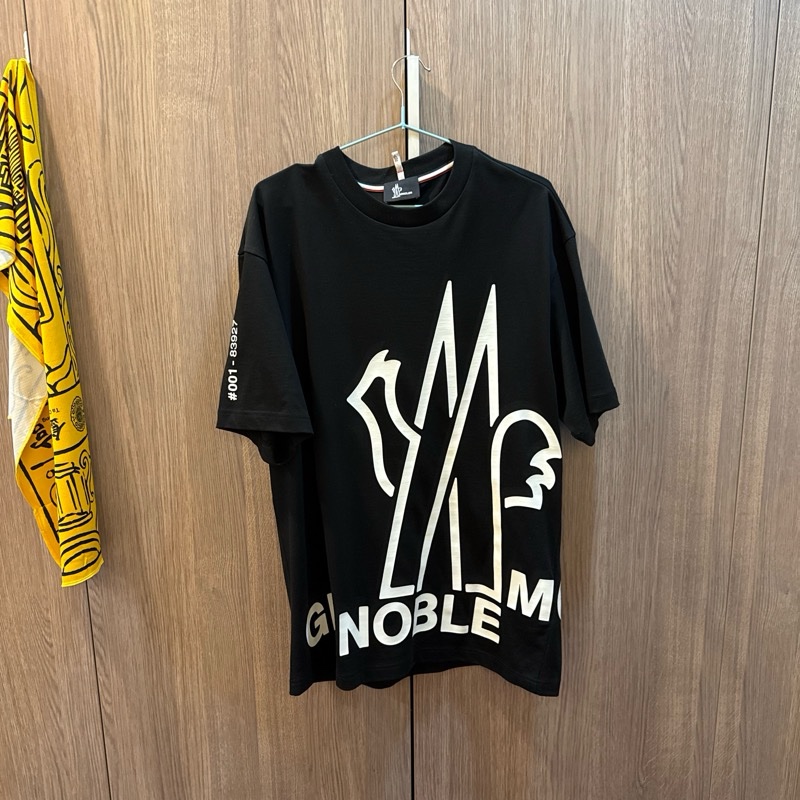 Moncler 黑色大logo 男生短袖XL-0