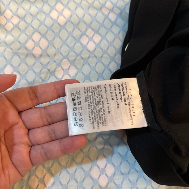 Moncler 黑色大logo 男生短袖XL-8