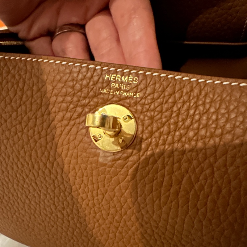 ［全新］Hermes Mini Lindy II 金棕色金扣❣️-4