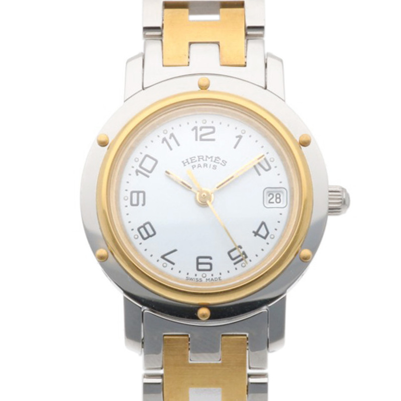 愛馬仕 Clipper 系列腕錶，不鏽鋼 CL4.220 石英女錶-0