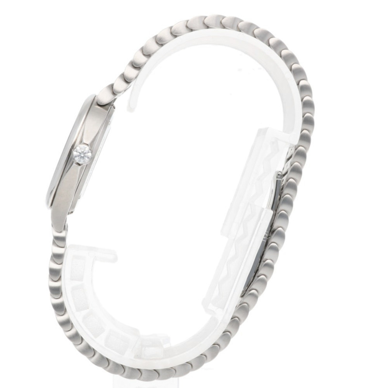 蒂芬妮 Metro 2 女士腕錶,不鏽鋼錶殼,石英機芯,型號 60874794,鑲鑽錶冠-3