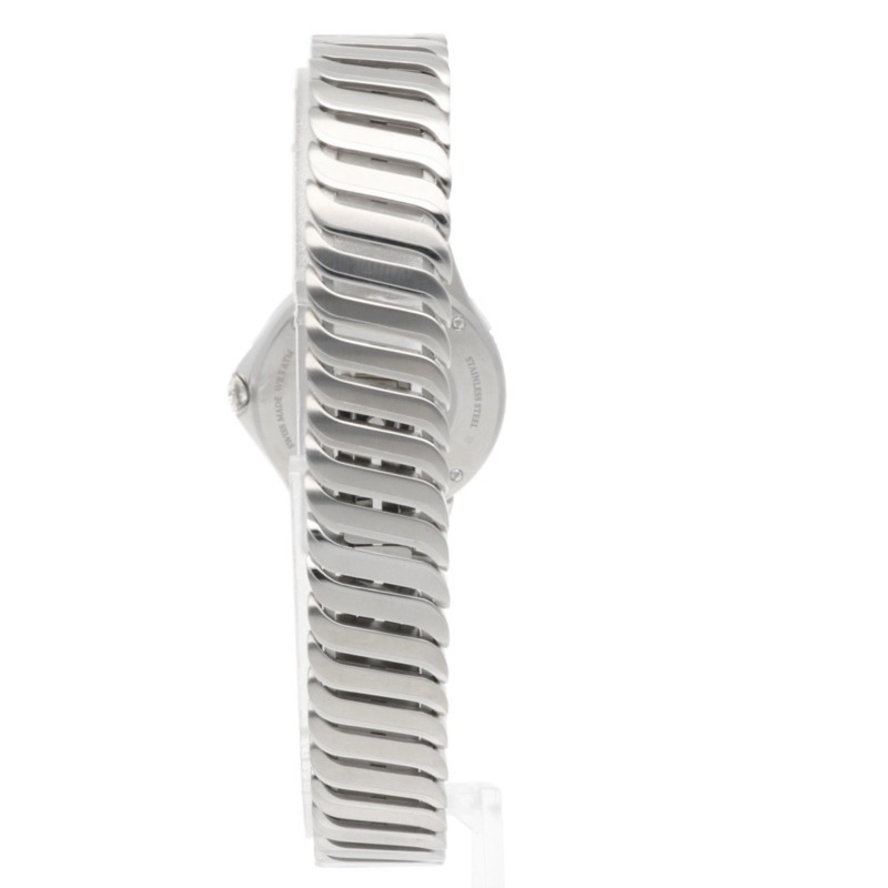 蒂芬妮 Metro 2 女士腕錶,不鏽鋼錶殼,石英機芯,型號 60874794,鑲鑽錶冠-5