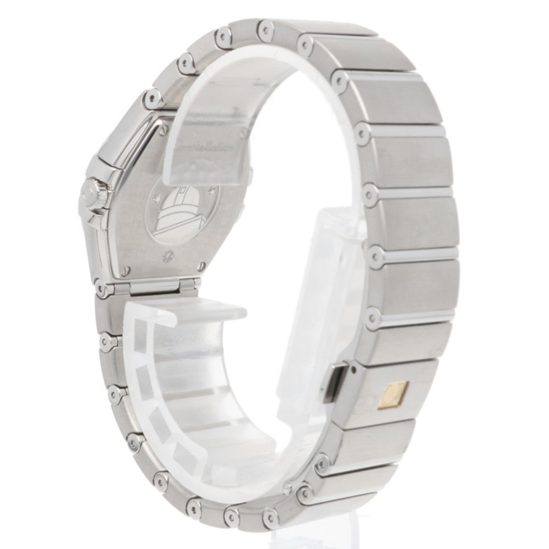 歐米茄星座腕錶，不銹鋼，石英，12P鑽石，珍珠母貝錶盤，12310276055001，女士，91283XXX。-4