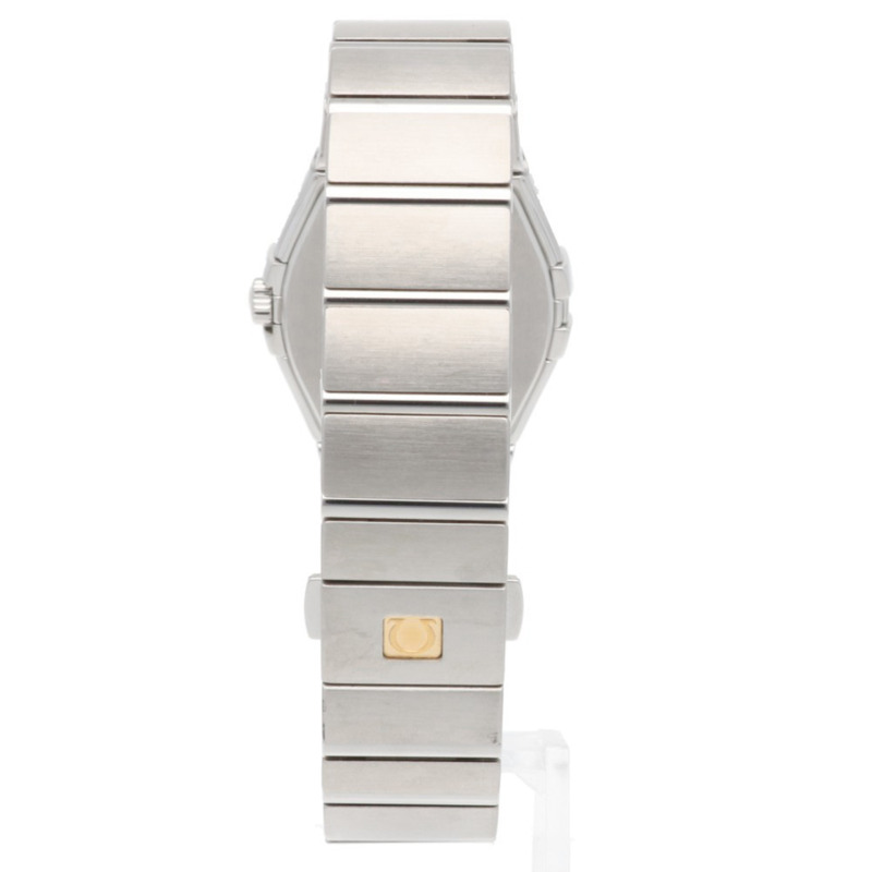 歐米茄星座腕錶，不銹鋼，石英，12P鑽石，珍珠母貝錶盤，12310276055001，女士，91283XXX。-5