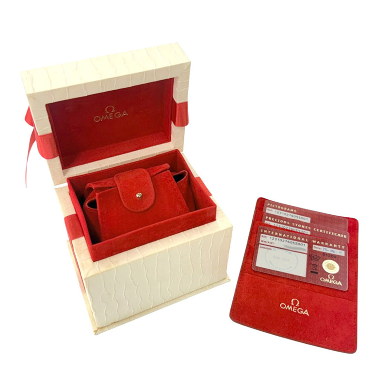 歐米茄星座腕錶，不銹鋼，石英，12P鑽石，珍珠母貝錶盤，12310276055001，女士，91283XXX。-9