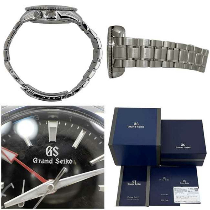 Grand Seiko Sport GMT 手錶，黑色、白色、銀色，Spring Drive，SBGE277 9R66-0BK0，自動機械，不鏽鋼。-3